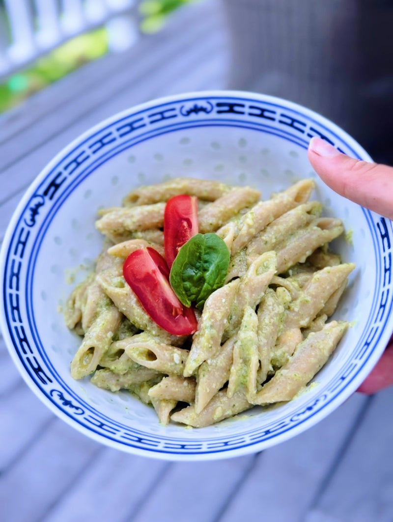 Veggie cashew pasta